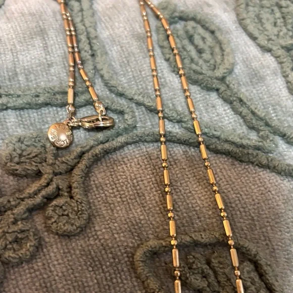 Vintage J. Crew Gold-tone Sailboat Pendant Necklace with Blue Accent - Picture 4 of 6